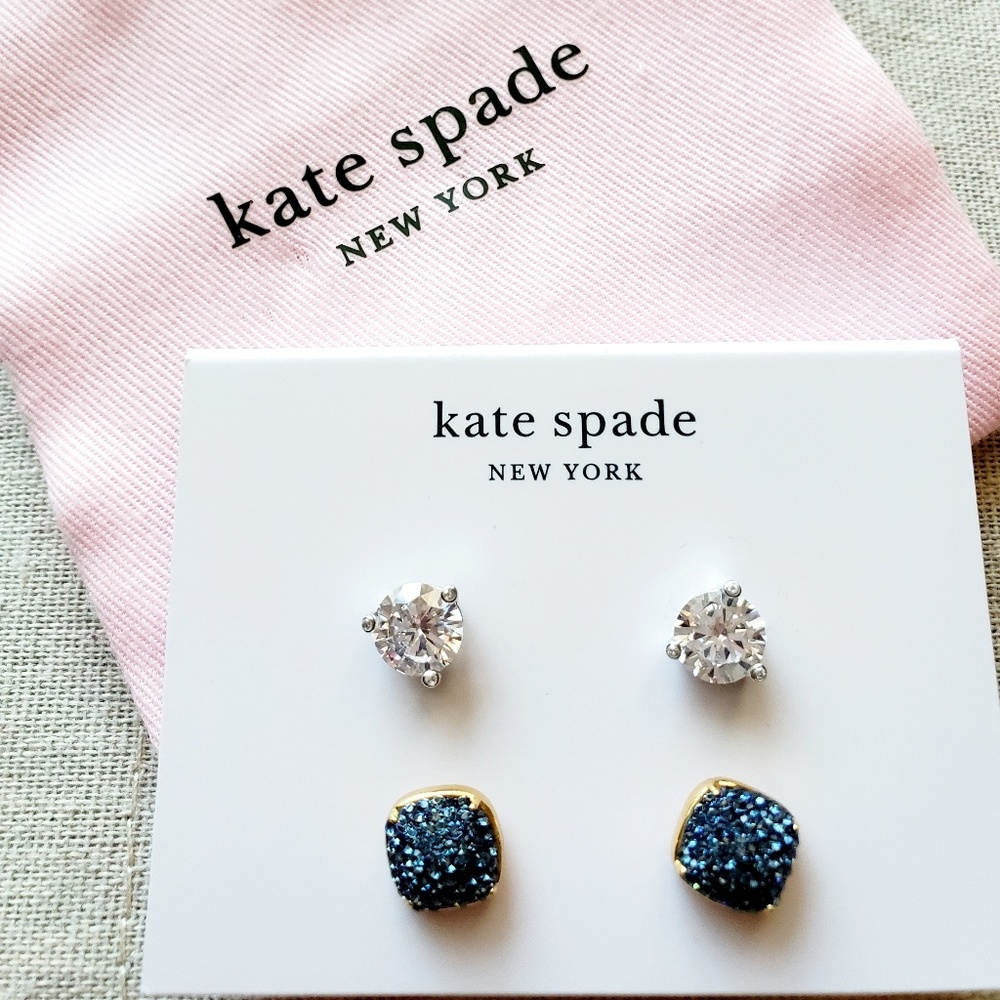 New. Kate Spade Rise & Shine Studs 2 pack